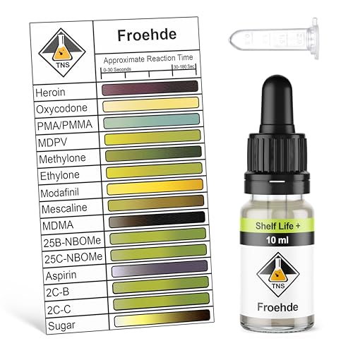| Froehde Reagent Surface Residue Forensic Drug Test (10ml) - size: 10ml
