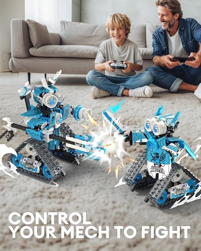 Opmind 5-in-1 STEM RC Robot Building Kit - 408PCS, Gift for Boys Ages 8-13