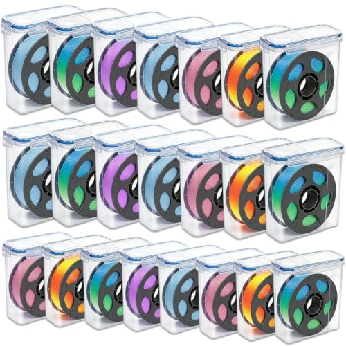 Filament Storage Box 22 Pack with Desiccants for 3D Printing