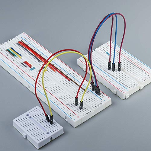 MCIGICM 10pcs Breadboard 830 Point Solderless Prototype PCB Board