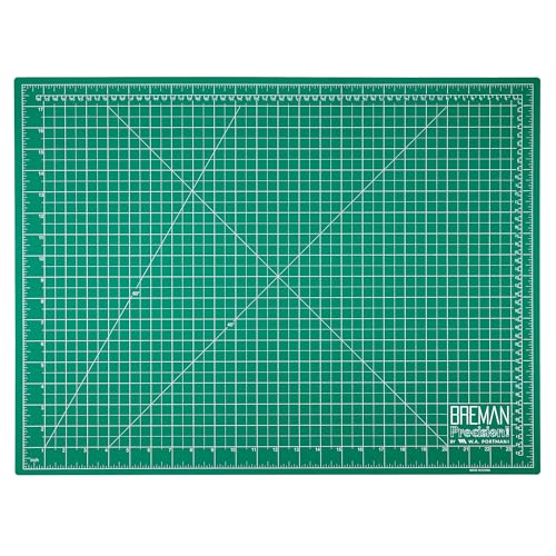 Breman Precision 18x24 Green Self Healing Cutting Hobby Mat for Craft - color: Green/Black, size: 18x24