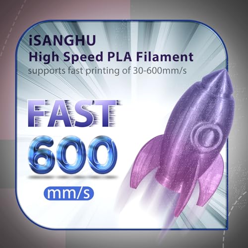 3D Printer Filament Pla HS Glitter Clear Blue+Purple for Bambu Lab AMS,AMS Lite - color: Hs Pla Glitter Clear Blue+purple