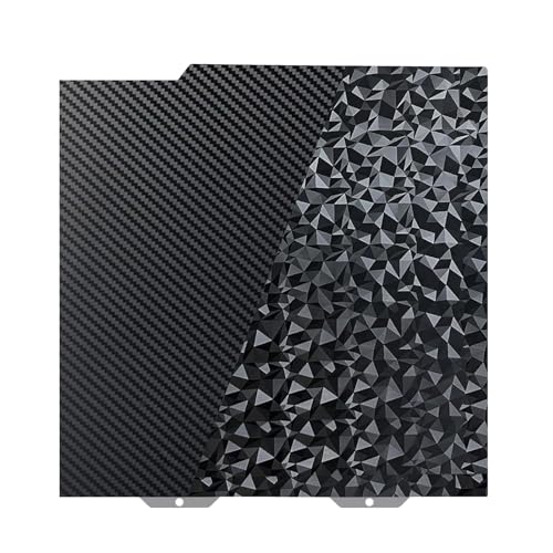 IdeaFormer 3D PEO PET Build Plate - Bambu Lab A1 Mini, Carbon Fiber PET Double Sided Textured Plate, 184x184mm - color: Smooth PEO+Smooth PET