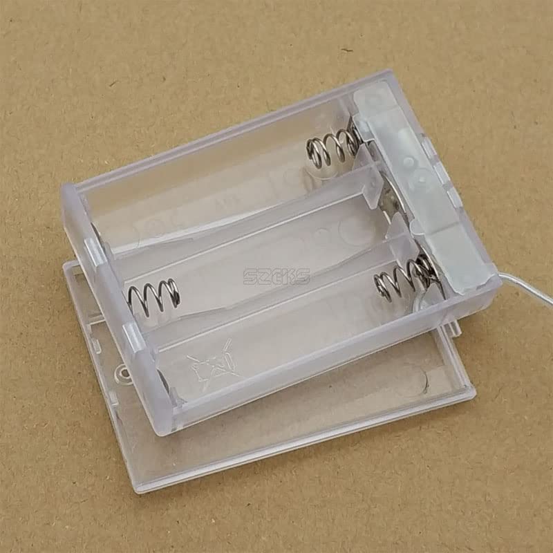 3x AA LED String Battery Holder and Screws 3 x 1.5V AA Battery Holder and Switch for LED String Light DIY or Fixing