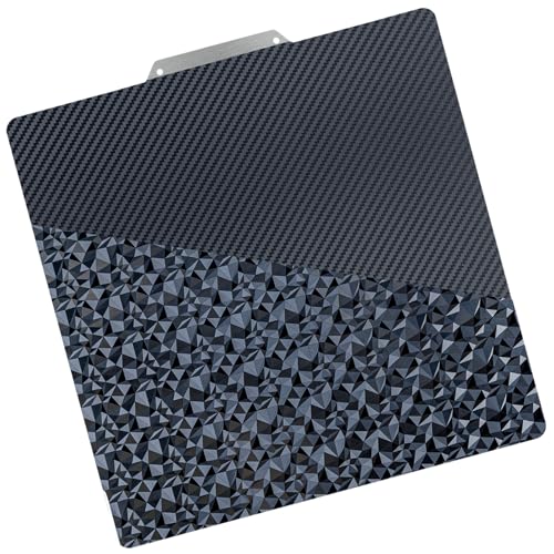 310mm (NO Magnetic Base) PEO (Diamond Pattern) & PET (Carbon Fiber Pattern) 3D Print Bed Build Plate for CR-10 CR-10S - color: PEO & PET (Diamond & Carbon Fiber), size: 310*310mm