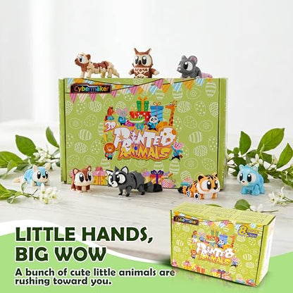 24PCS 3D Printed Animals, Multi-Color Articulated Animal Toys for Kids - style: 24P Upgrade Forest Animals