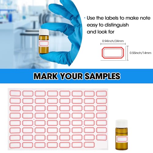 12PCS 10ml Amber Glass Small Vials with White Screw Caps & Plastic Stoppers - color: AMBER, size: 10ml