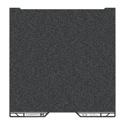 335×325mm Black PEI Double Side Build Plate with QR Code, Textured PEI Double-Sided Textured Spring Steel Print Bed for Bambu Lab H2C/A2L 3D Printer - size: 335×325MM