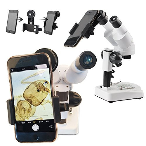 Smartphone Camera Adapter - Microscope Eyepiece Tube 23.2mm, Built-in 16X Microscope Eyepiece