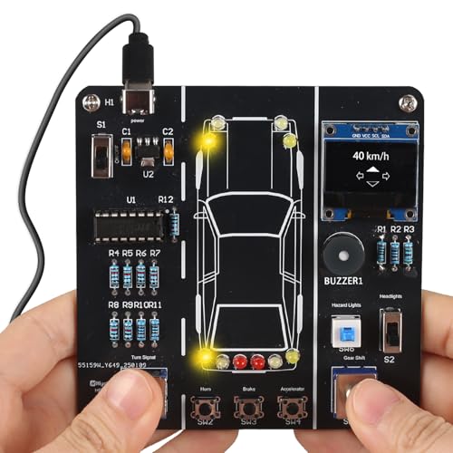 MIOYOOW Car Driving Simulation Soldering Practice Kit for School Learning
