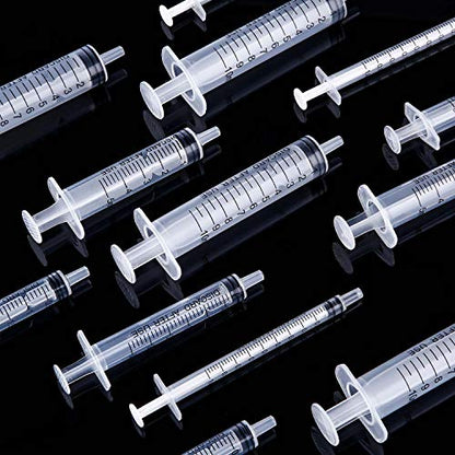 Frienda 20 Packs Syringes Without Needles,1 Ml/ 3 Ml/ 5 Ml/ 10 Ml - size: 1 ml/ 3 ml/ 5 ml/ 10 ml