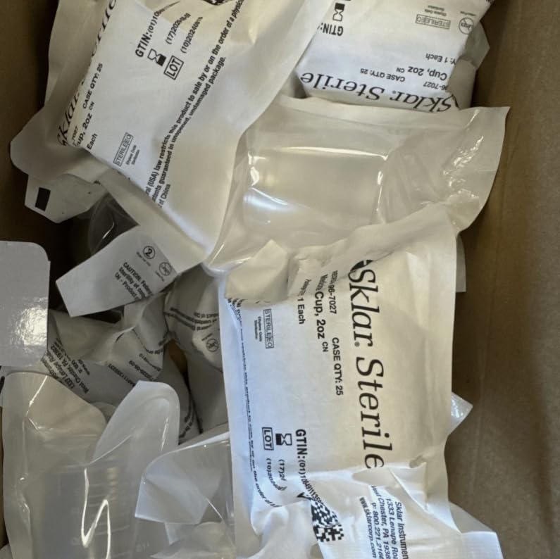 Sklar Sterile™ Graduated Plastic Medicine Cup - 2 fl oz, Disposable, case of 25
