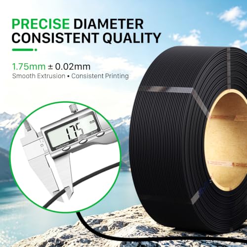 NextShapes Matte PETG Filament Refill 1.75mm 3D Printer Filament,Gray 1KG - color: Gray