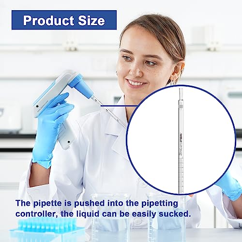 ONiLAB 25mL Glass Graduated Pipettes, 10 Pcs, ±0.2mL Tolerance - style: 25ml