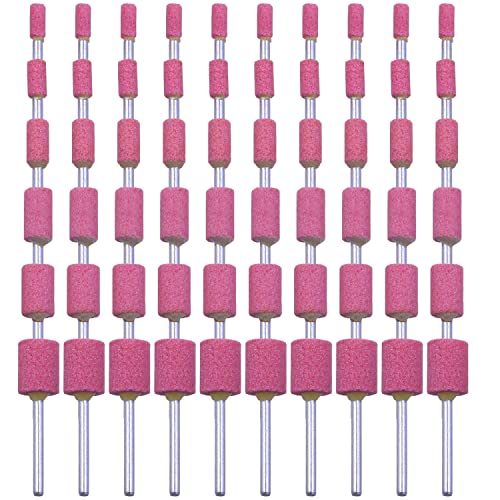 60 Pack Grinding Stone Set 1/8" Shank, Sanding Drill Bit
