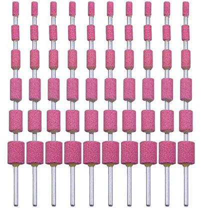60 Pack Grinding Stone Set 1/8" Shank, Sanding Drill Bit