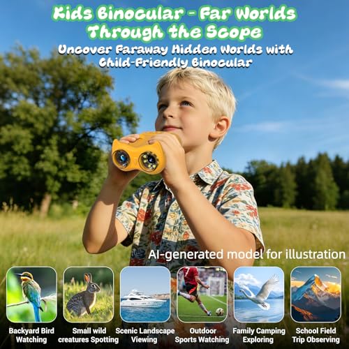 2 in 1 Kids Microscope and Telescope, STEM Educational Toy, Orange - color: Orange