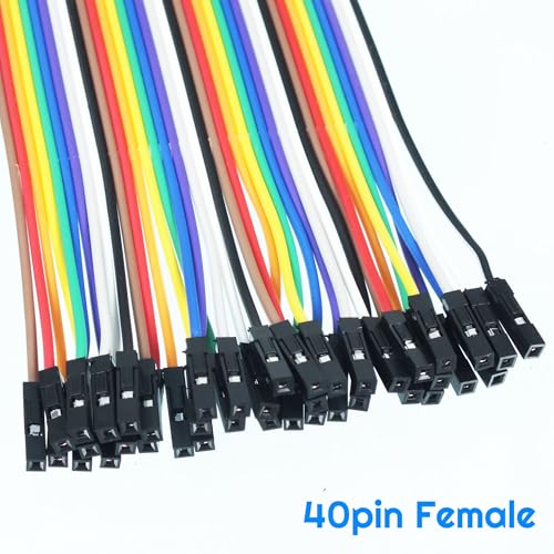 120pcs Multicolored Dupont Wire Breadboard Jumper Ribbon Cables