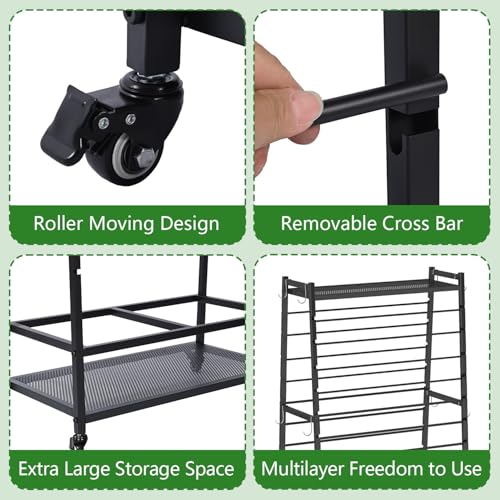 Ribbon Holder-Ribbon Organizer, Double-Sided Ribbon Holder Organizer Rack
