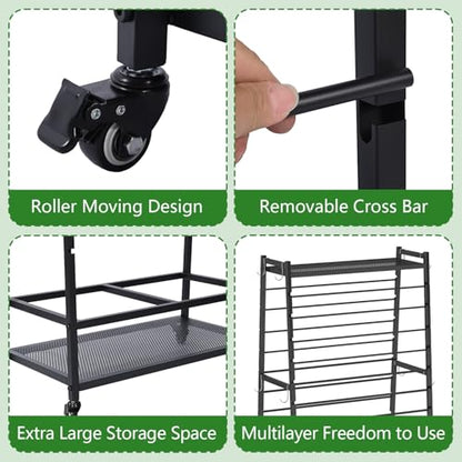 Ribbon Holder-Ribbon Organizer, Double-Sided Ribbon Holder Organizer Rack