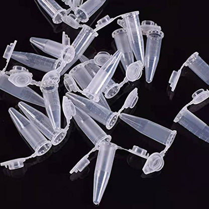1.5ml Microcentrifuge Tube with Snap Cap, Polypropylene Graduated, Natural (Pack of 500)