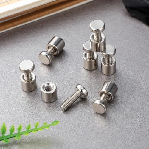 NUOBESTY Standoff Screws with Caps M4*12 12 Sets