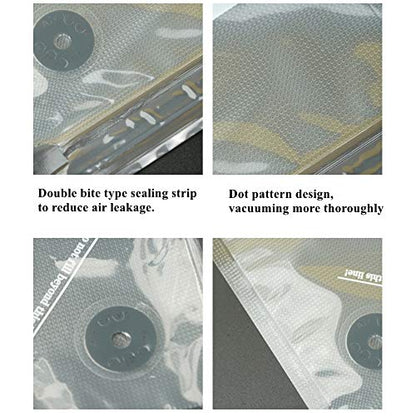 3D Printer Filament Storage Bags (10-Pack) Vacuum Compression Sealed Dry Bag with Hand Pump, Desiccants, 6-dots Humidity Indicator Cards