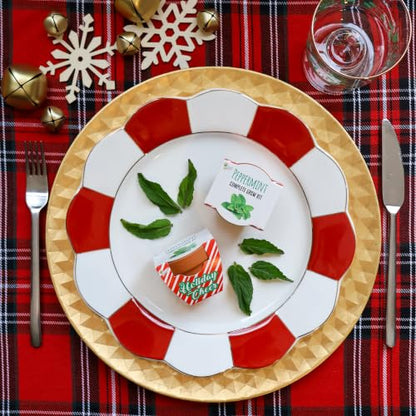 BUZZY Seeds Candy Cane Peppermint Grow Kit 6-Pack, Terracotta Pots - color: 6pk Candy Cane Peppermint