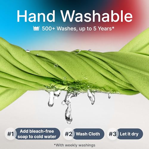 Koala Lens Cleaning Cloth | Japanese Microfiber | Black & Green (Pack of 6) - color: Black / Green, size: 6 Pack