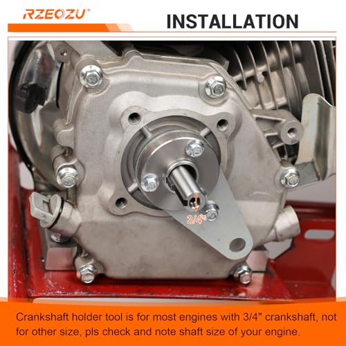 3/4" Crankshaft Holder Tool + Flywheel Puller for Predator 212 224cc - size: Crankshaft Holder Tool with Flywheel Pulley