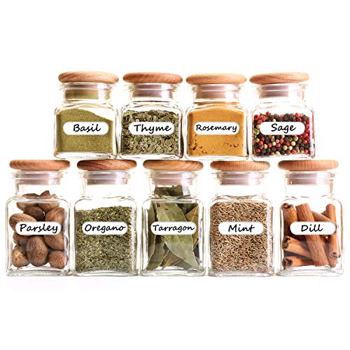 Outus 264 Pcs Removable Food Labels Waterproof 3 Sizes, Silver