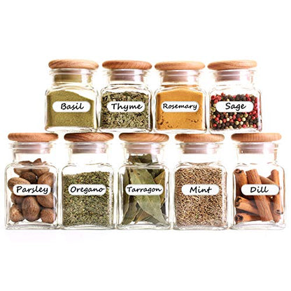 Outus 264 Pcs Removable Food Labels Waterproof 3 Sizes, Silver