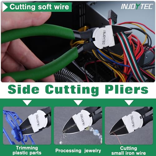 Precision Side Cutter 7 Inch Wire Cutting Diagonal Wire Cutters - size: 7”