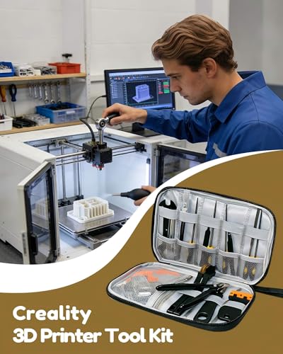 3D Printer Tools Kit, 53Pcs 3D Printer Accessories & Cleaning Kit for All FDM/SLA， Includes Nozzle Cleaning Kit, Scraper, Deburring Tool, Files, Brushes - Complete Starter Kit with Case