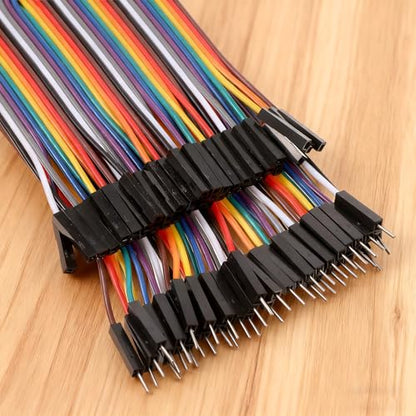 Male to Female Jumper Wires, Breadboard Jumper Wires Cable Kit