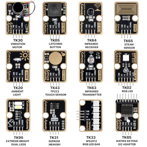 Lonely Binary 46-in-1 Sensor Kit for ESP32, Raspberry Pi Pico and STM32