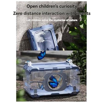 New Bug Viewer Outdoor Insect Box Magnifier Observer Kit Insect Catcher Cage Kids Science Nature Exploration Tools