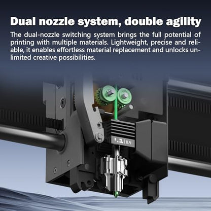 2PK 0.4MM P2S Hotend with Hardened Nozzle for P2S/X2D/H2 Series - style: 2PK 0.4mm