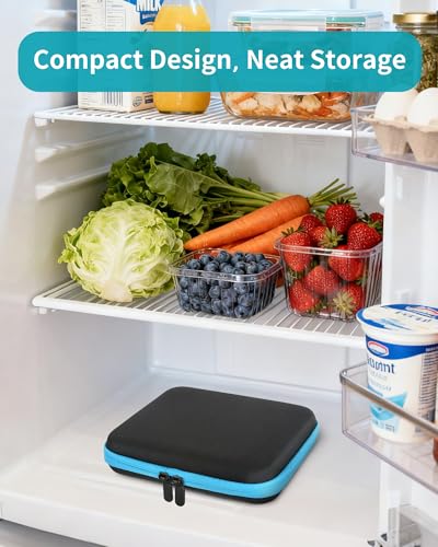 60 Slots 3ml Insulin Vial Holder, Peptide Vial Storage Case for Fridge and Travel, Fits 1ml 3ml Standard Vials, Diabetic Supplies (Case Only) - size: 3ml