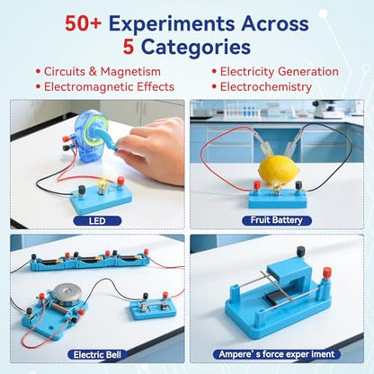 79PCS Magnet Science Kit for Kids Ages 8-16, Ultimate Physics Lab - size: 79PCS