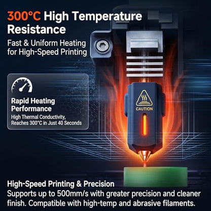 for Creality Sparkx i7 Nozzle 0.4mm Hardened Steel Hotend - size: sparkx i7 nozzle 0.2mm