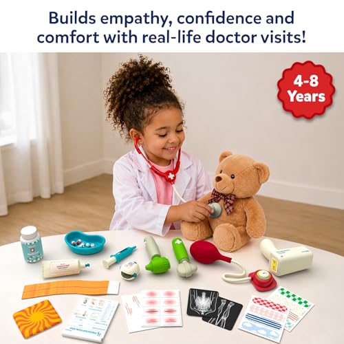 Skillmatics Doctor Set for Kids – 35+ Piece Realistic Pretend Play Kit