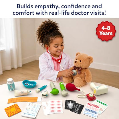 Skillmatics Doctor Set for Kids – 35+ Piece Realistic Pretend Play Kit