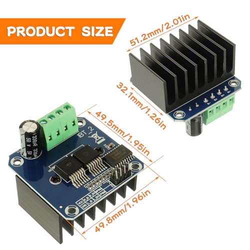 BTS7960 43A High Power Smart Car Motor Driver Module semiconductor Refrigeration Drive Used for Arduino Current Limit Control (1pcs)