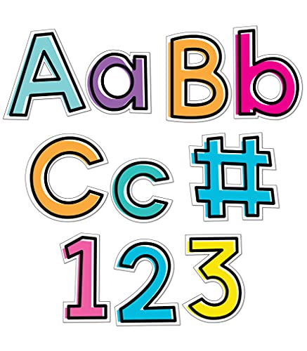 Carson Dellosa Kind Vibes Bulletin Board Letters 4", 219-pieces, Prepunched - color: Kind Vibes, size: 219 pieces