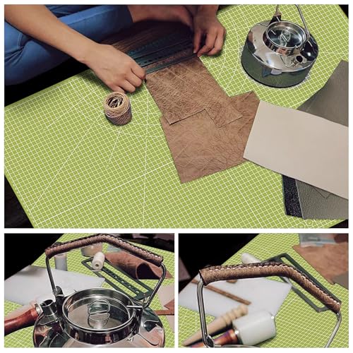 24" x 36" Self Healing Cutting Mat: Double Sided Sewing Cutting Mat Craft Supplies A1 Size for Quilting, Crafts Arts, and Fabric Grey & Green Design (Grey & Green) - color: Grey & Green