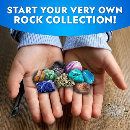National Geographic Gigantic Gemstone Dig Kit with 50 Real Gemstones - style: 50-gem Brick
