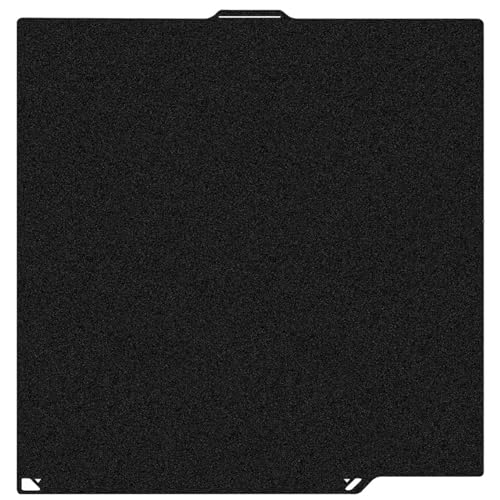 260X271MM for Centauri Carbon Build Plate PEI Sheet Double Sided Textured Board Heated Print Bed Flexible Removable Surface Platform for Elegoo Centauri Carbon/Centauri (Black) - color: Black