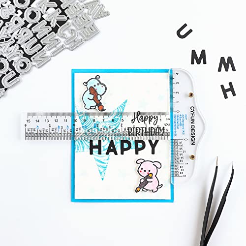 6PCS 6''/12 '' Acrylic Clear Edge Rulers T-Square Ruler, inches and Metric Zero-Centering, T Square Ruler Transparent,for Crafting Drafting and General Layout Work Art Framing & Drafting Scrapbooking - color: 6 PCS Clear Acrylic Ruler