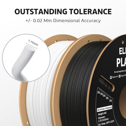 ELEGOO PLA 3D Printer Filament 1.75mm True Red 1KG - color: 01-true Red, size: 1kg